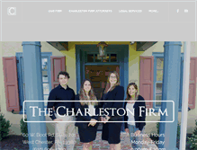 Tablet Screenshot of charlestonfirm.com